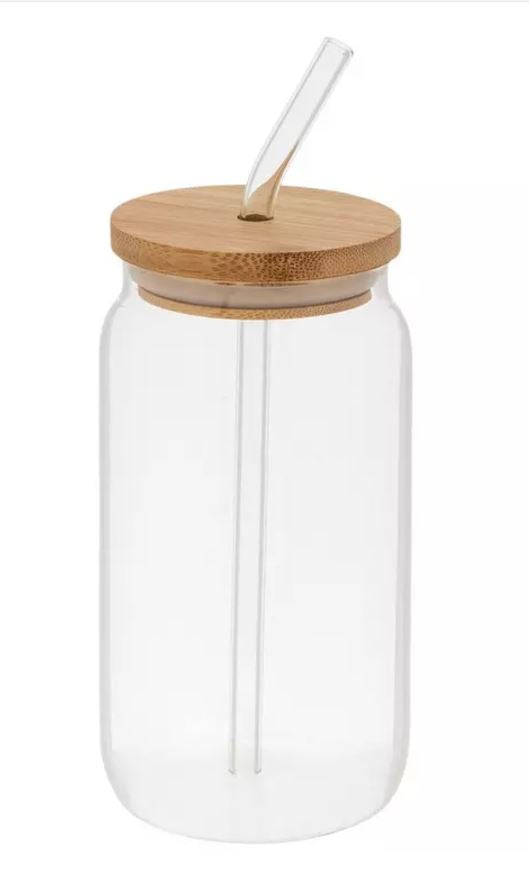 Customizable 16 oz. Glass Tumbler