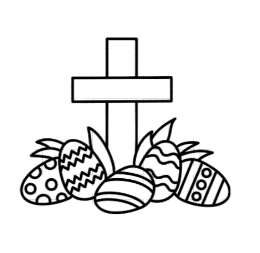 Cross and Eggs Painting Kit