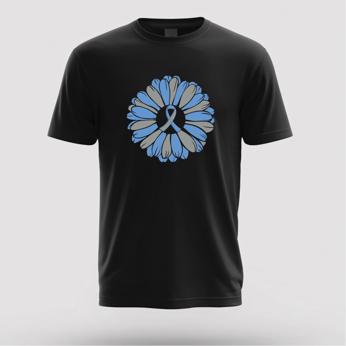 Diabetes Awareness Flower with Ribbon