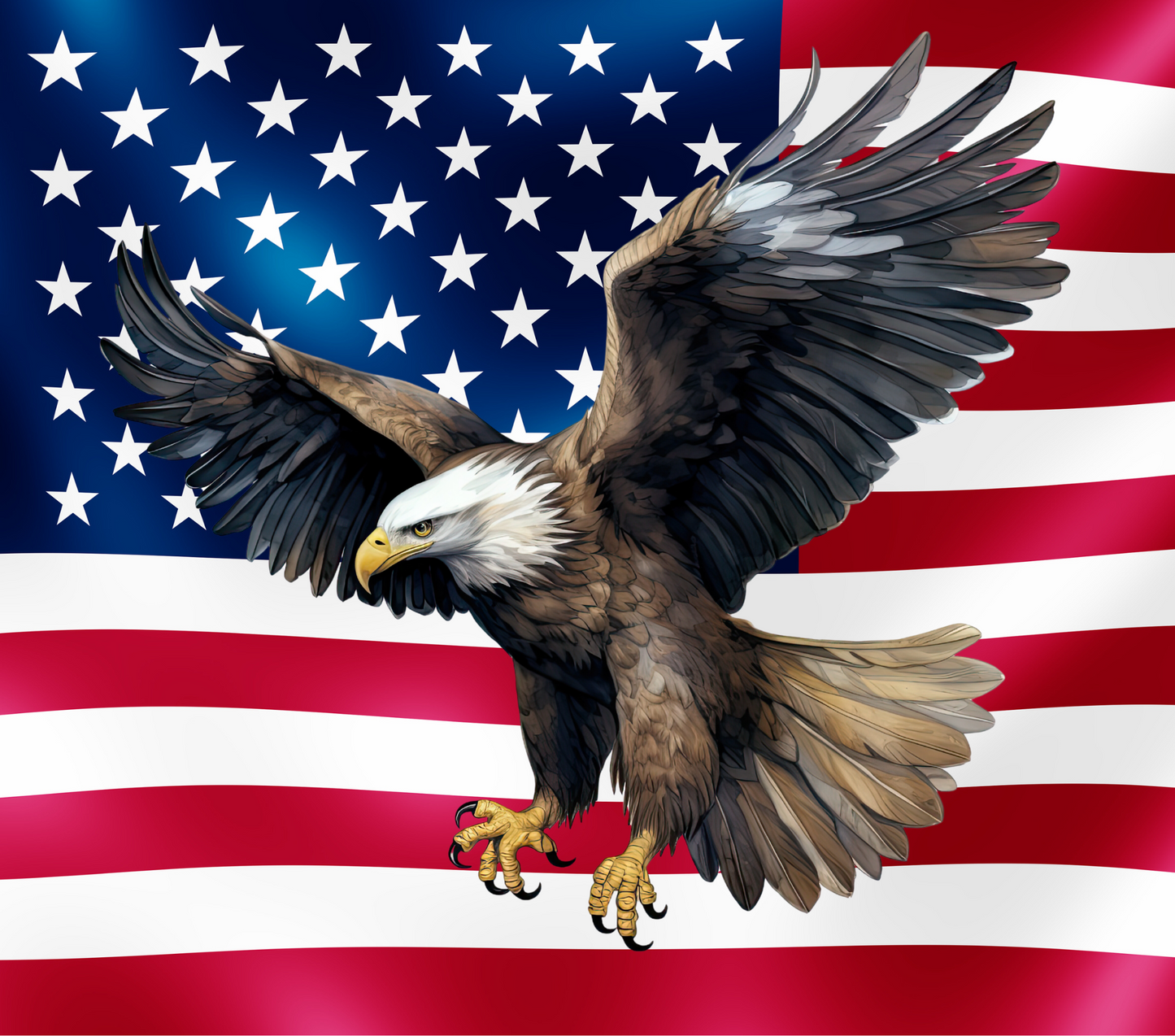 Flag and Eagle 20 oz. Tumbler