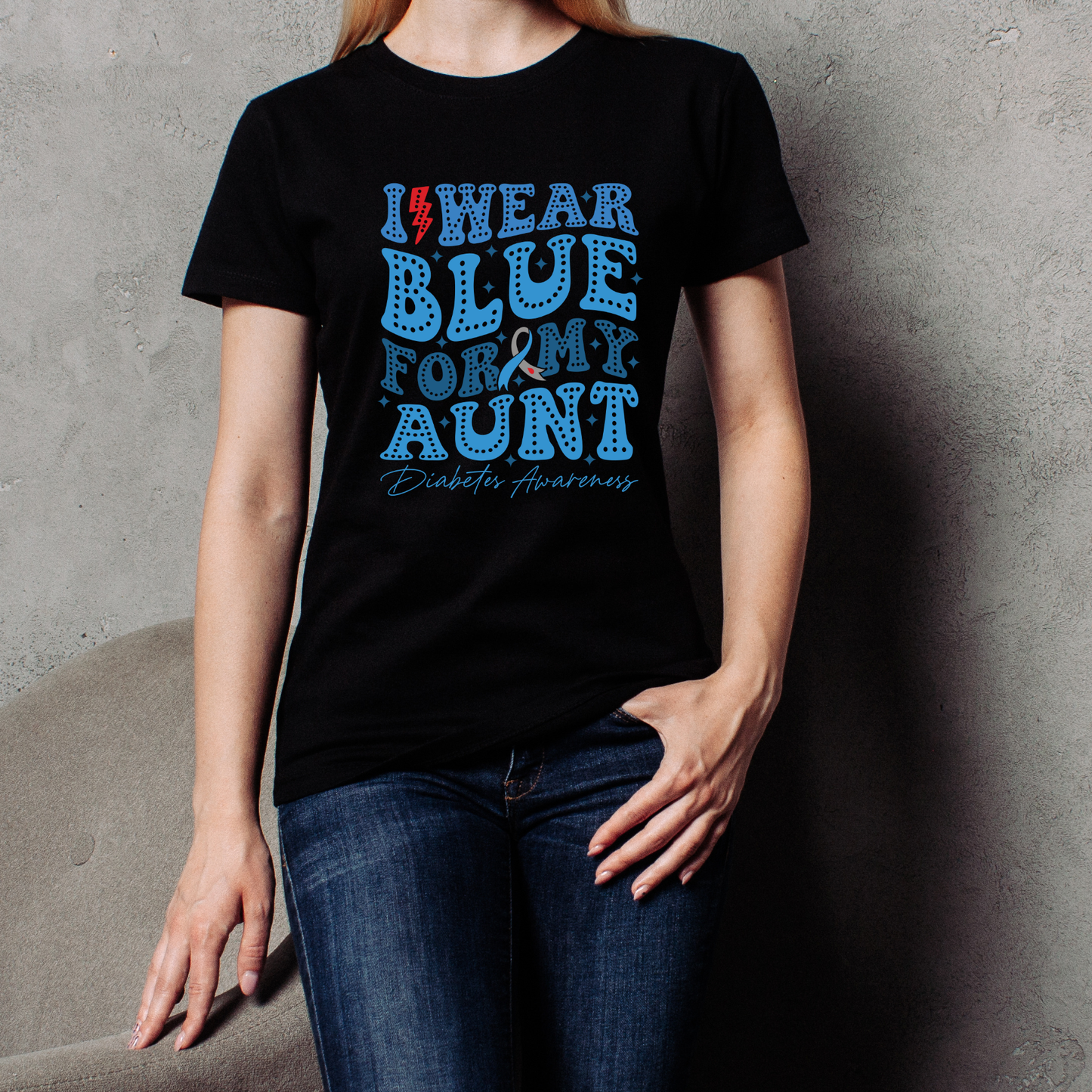 Child - I Wear Blue for my Aunt