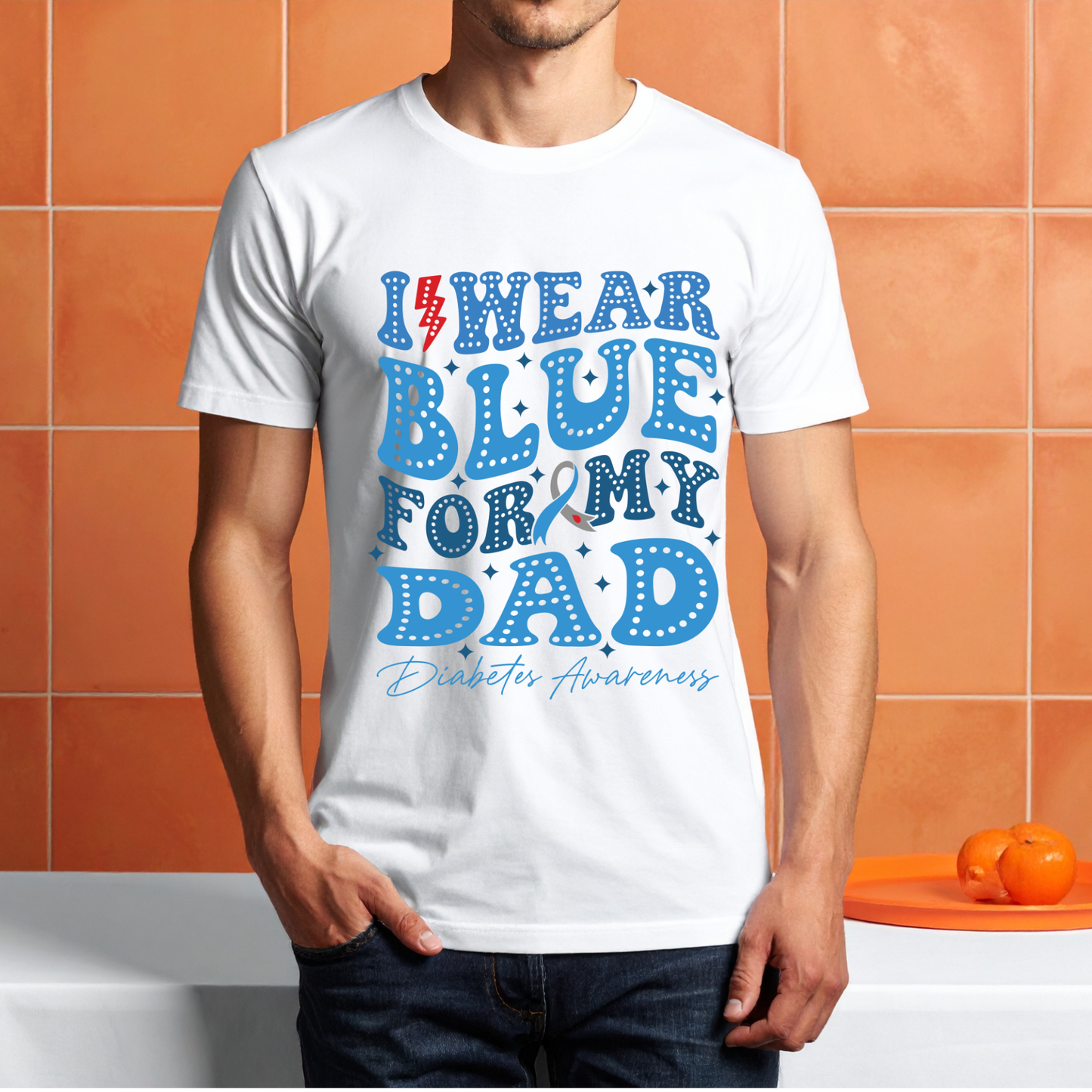 Child - I Wear Blue for my Dad