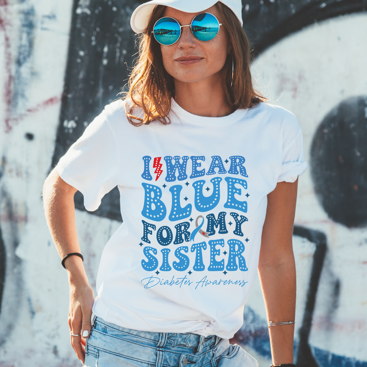 I Wear Blue for my Sister