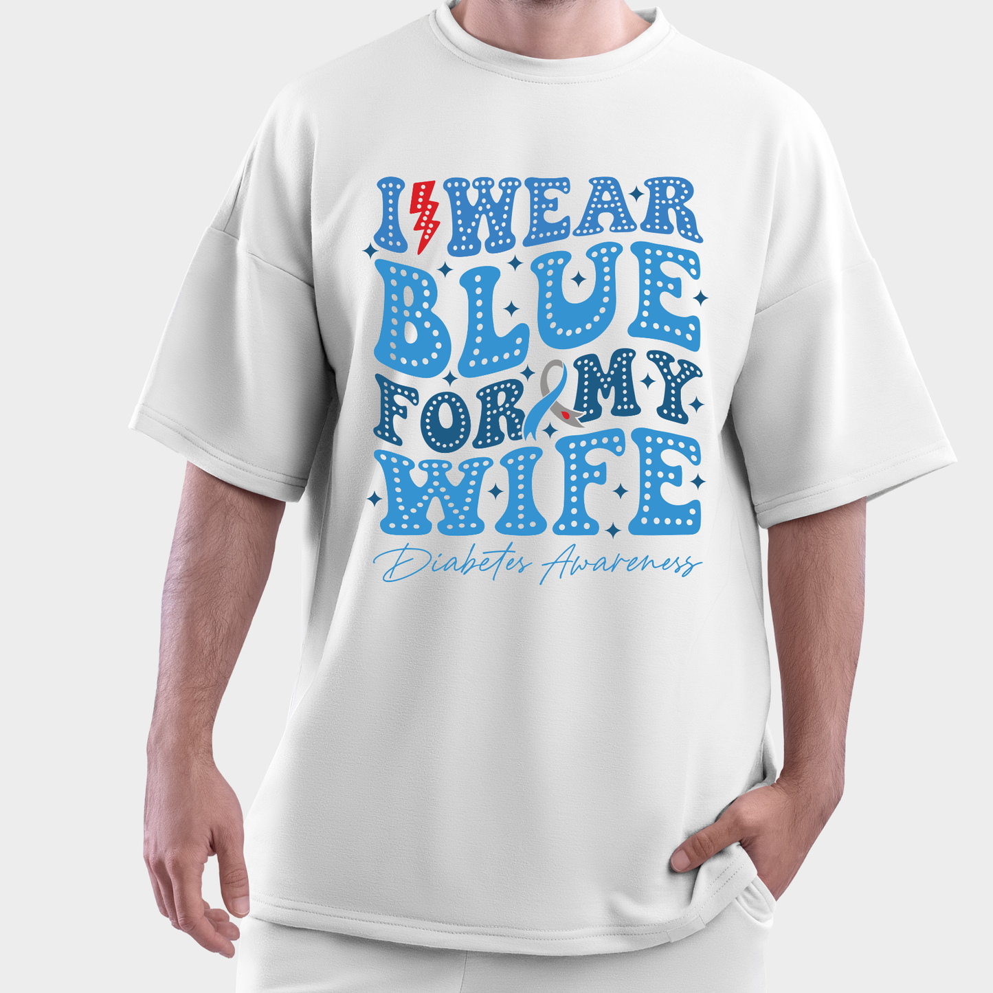 I Wear Blue for my Wife