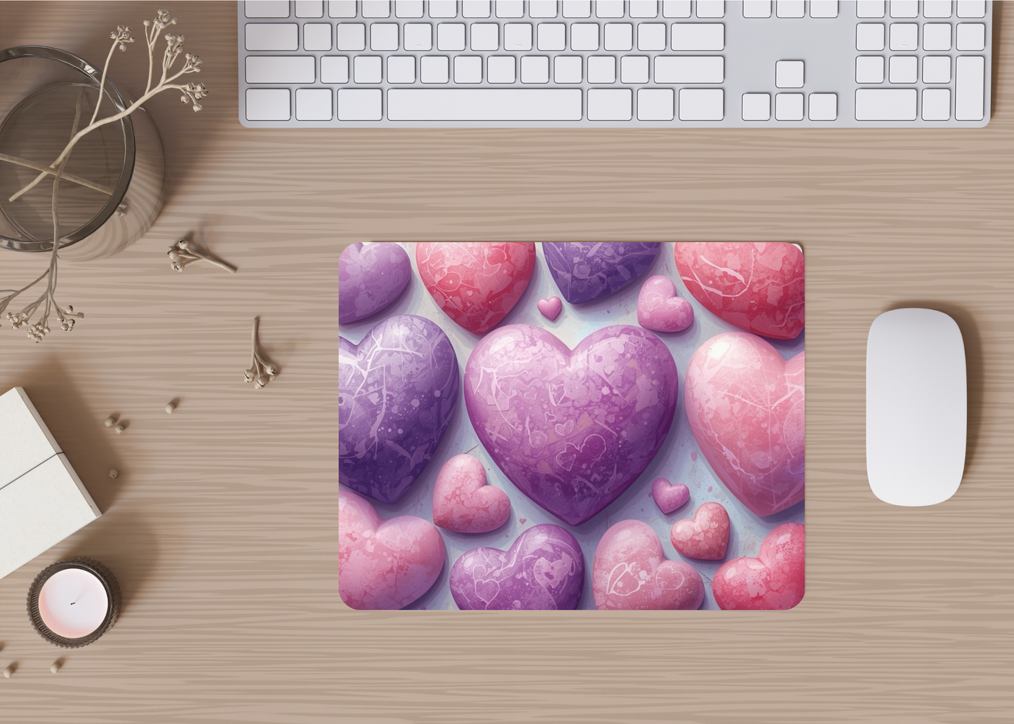 Rock Hearts Mousepad