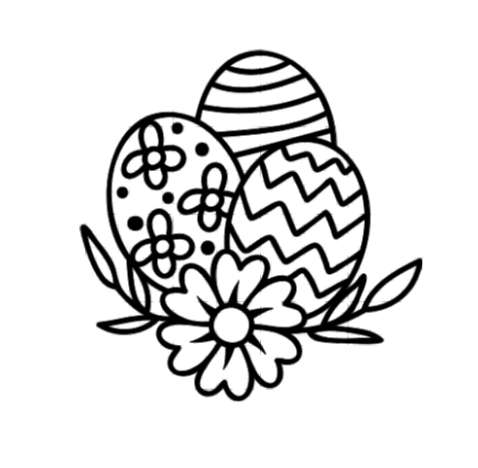 Three Eggs and a Flower Painting Kit