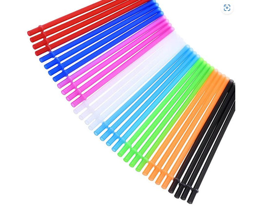 9 in Colored Straw