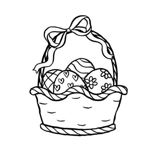 Basket Full of Eggs Painting Kit