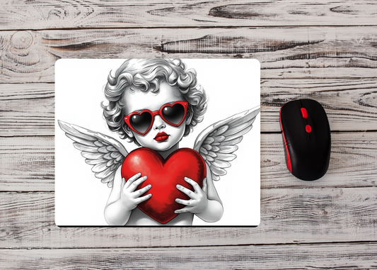 Cupid's Heart Mousepad