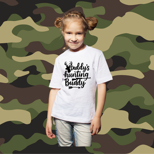 Child - Daddy's Hunting Buddy - Buck, Rifle, and Arrow