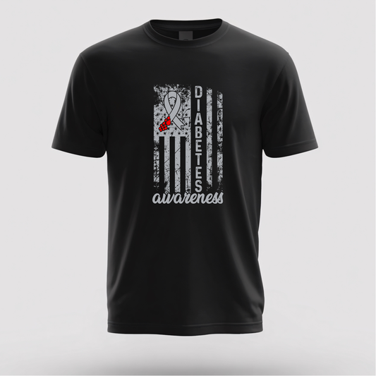 Diabetes Awareness Gray Flag