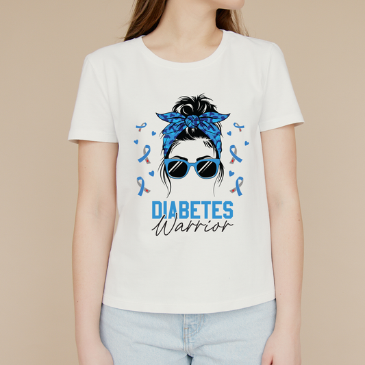 Diabetes Warrior Messy Bun