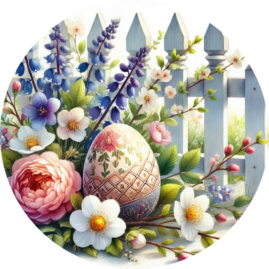 Egg, Flowers, and Fence Car Coaster