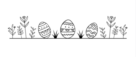 Eggs and Flowers Painting Kit