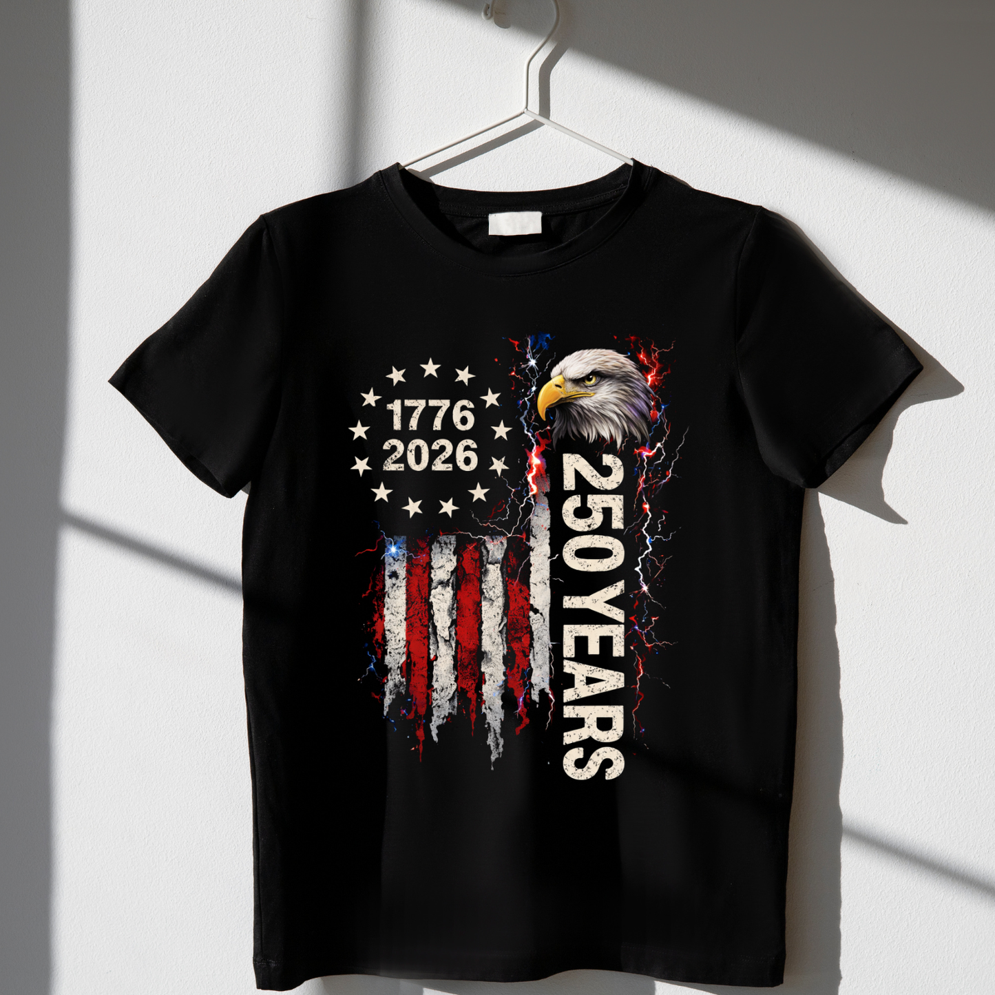 250th - Flag, 13 Stars, and Eagle Head - Adult