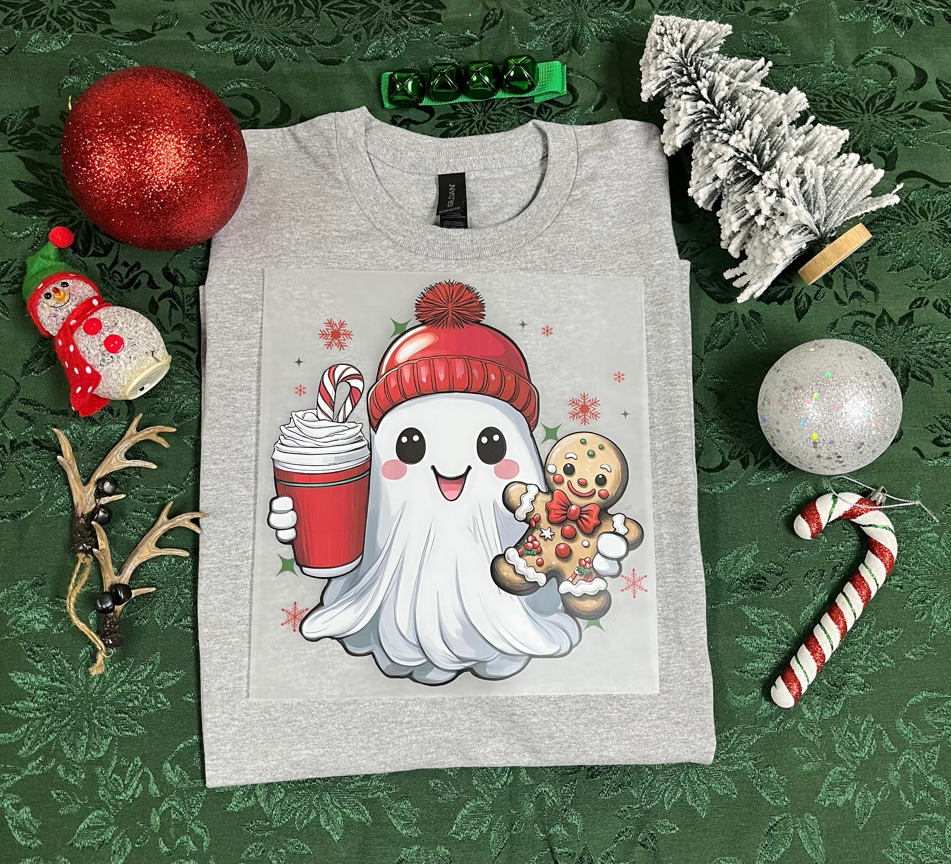 Christmas Gingerbread Ghost – Creative Customs LLC