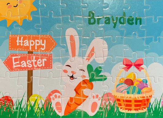 Rabbit Easter Puzzle - 120 piece