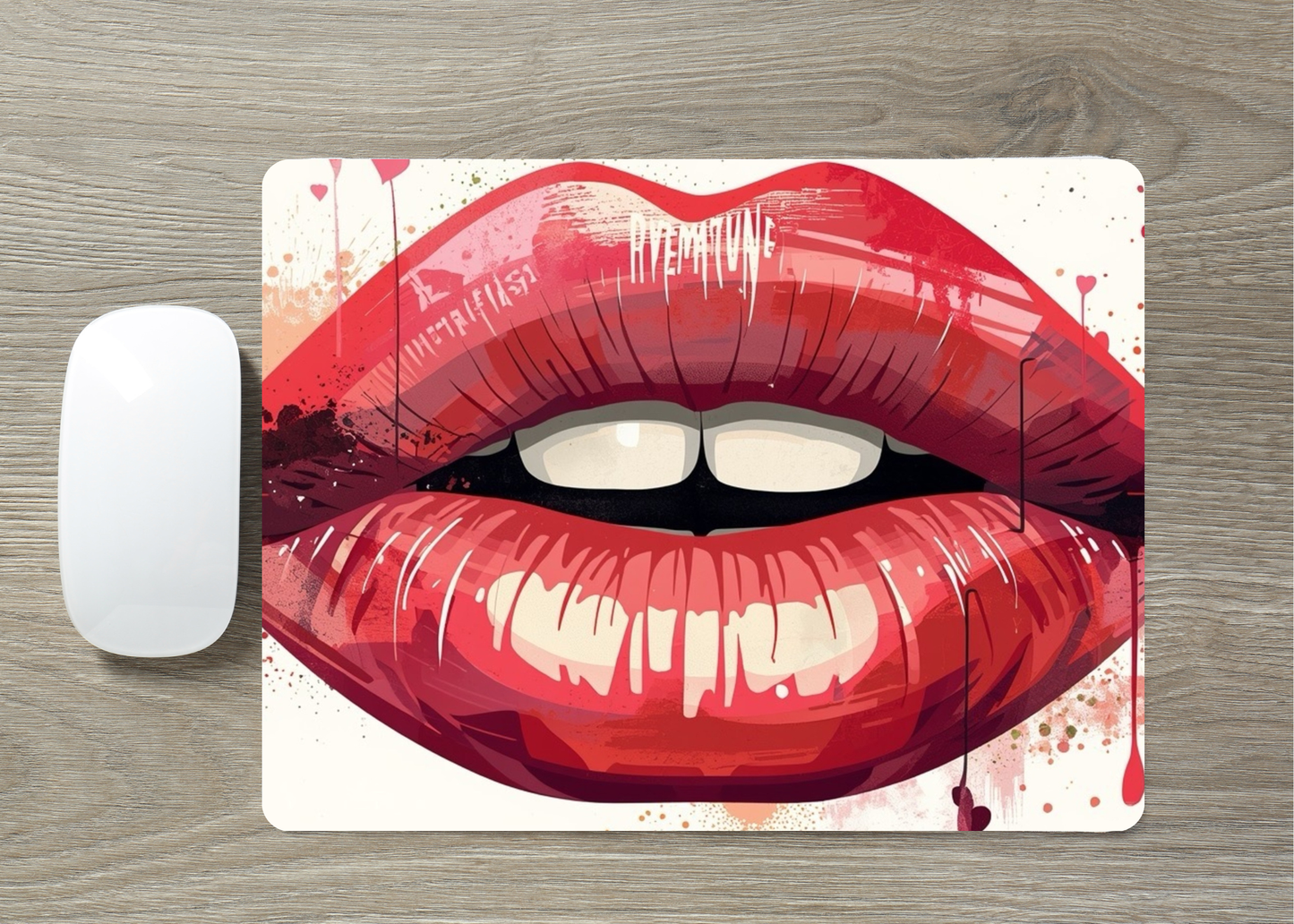Red Lips Mousepad