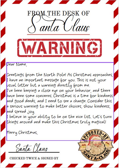Customizable Santa #4